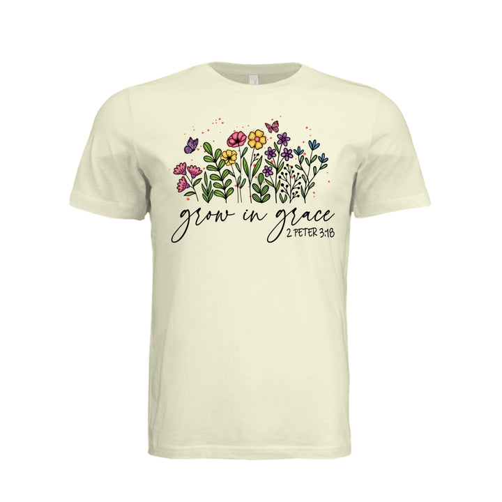 Grow in Grace Unisex Tee - Natural - Stone &amp; Sling