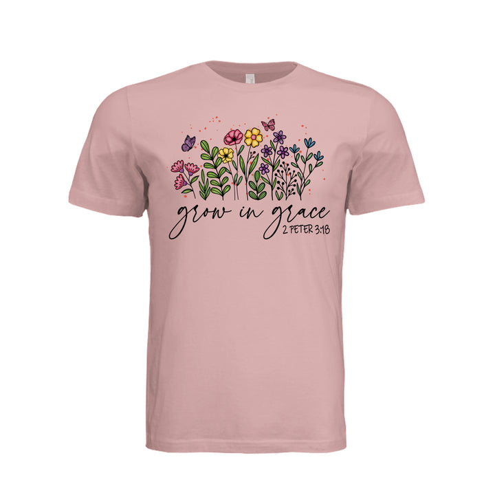 Grow in Grace Unisex Tee - Orchid - Stone &amp; Sling