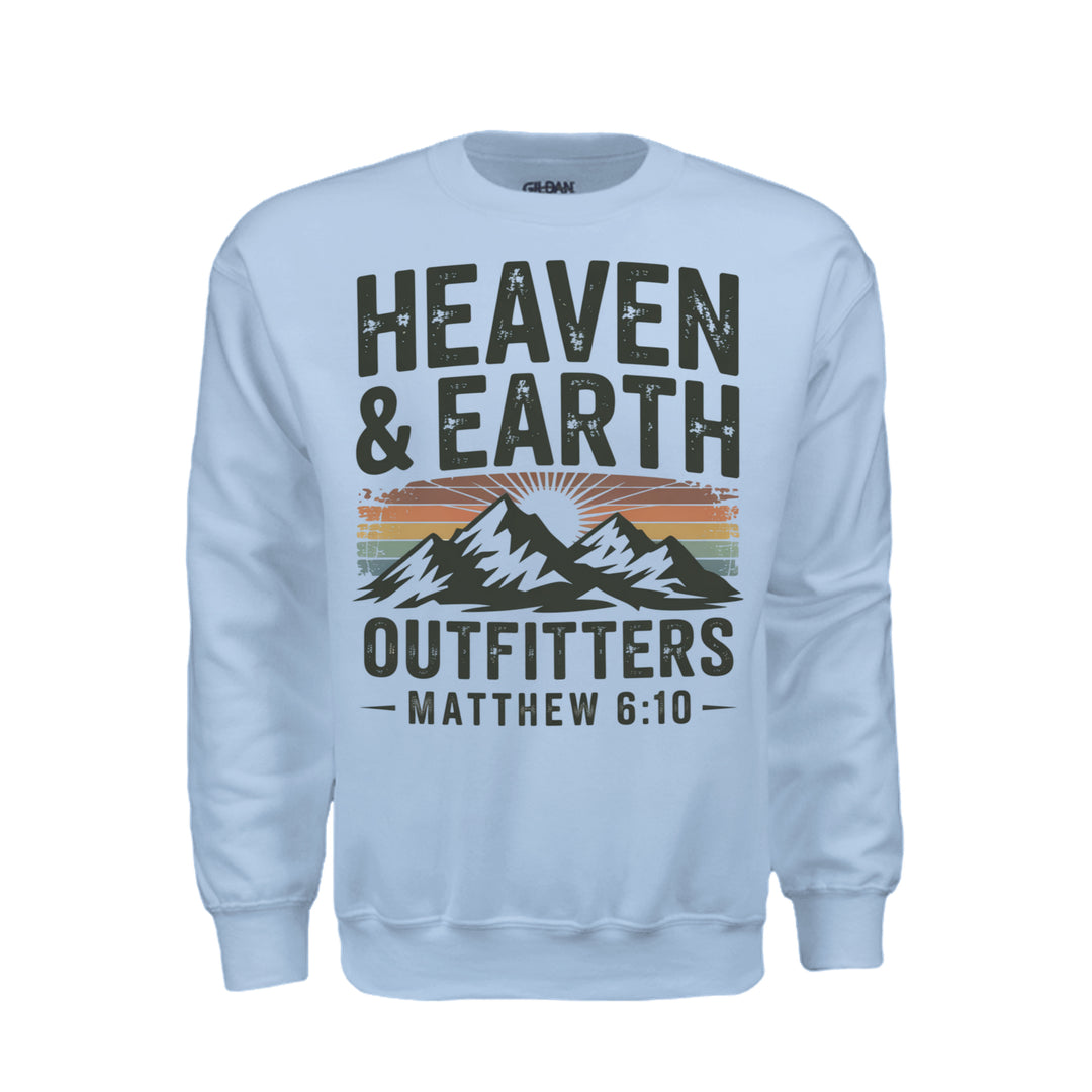 Heaven and Earth Sweatshirt - Light Blue - Stone &amp; Sling