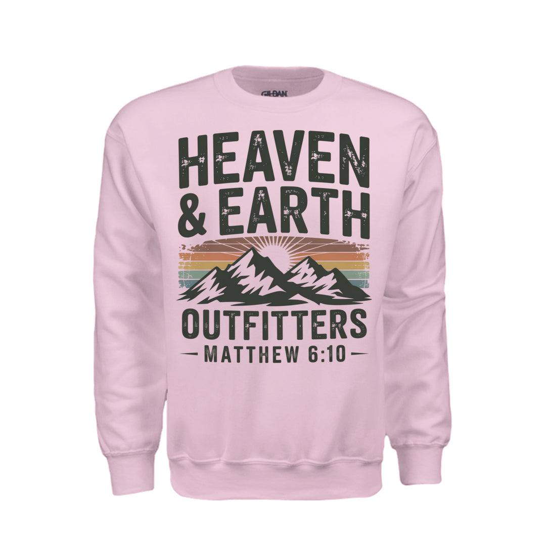 Heaven and Earth Sweatshirt - Light Pink - Stone &amp; Sling