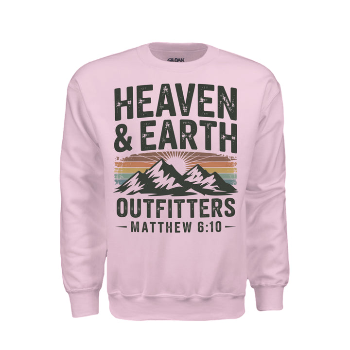 Heaven and Earth Sweatshirt - Light Pink - Stone &amp; Sling