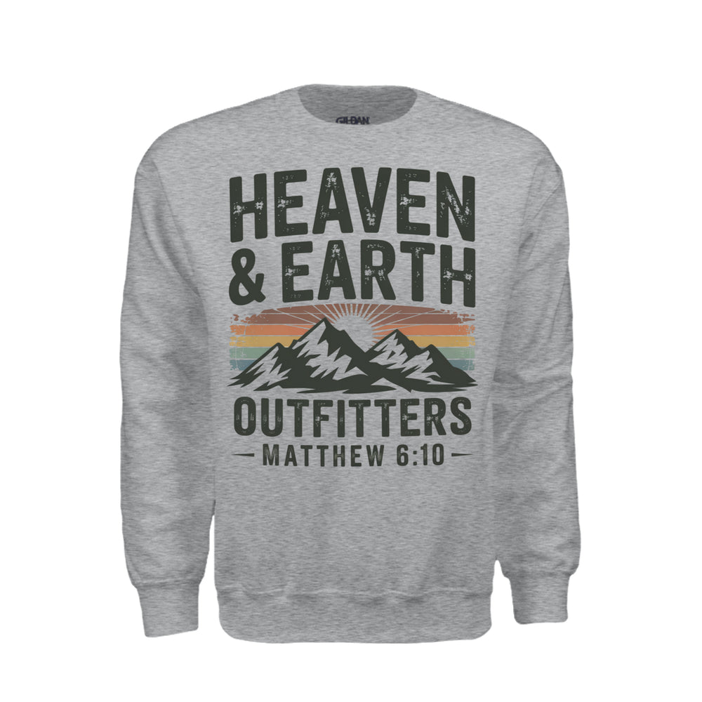Heaven and Earth Sweatshirt - Sport Grey - Stone & Sling