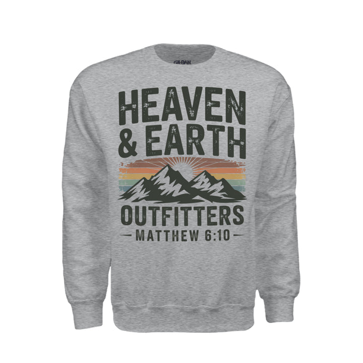 Heaven and Earth Sweatshirt - Sport Grey - Stone &amp; Sling