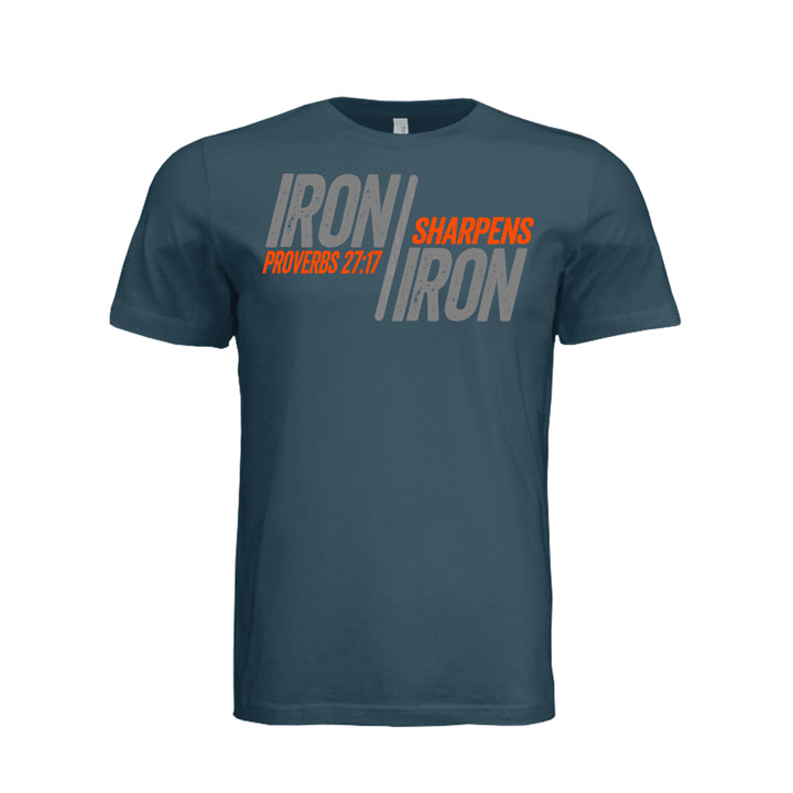 Iron Sharpens Iron Unisex Tee - Atlantic - Stone &amp; Sling
