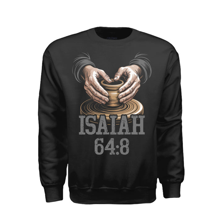 Isaiah 64:8 Sweatshirt - Black - Stone &amp; Sling