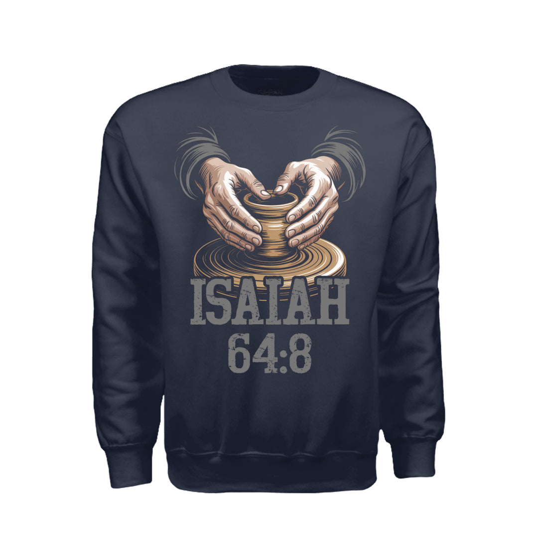 Isaiah 64:8 Sweatshirt - Navy - Stone &amp; Sling