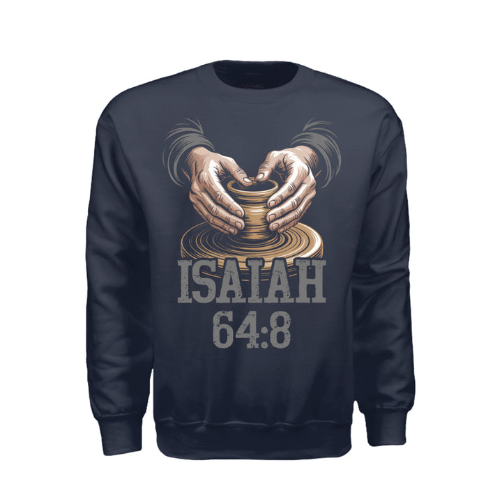 Isaiah 64:8 Sweatshirt - Navy - Stone &amp; Sling