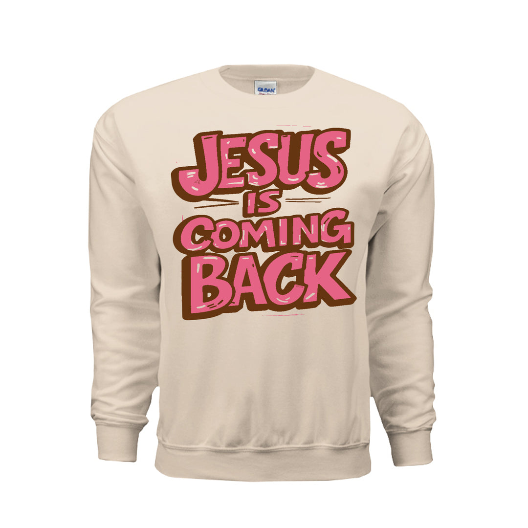 Jesus Is Coming Back Sweatshirt - Sand - Stone & Sling