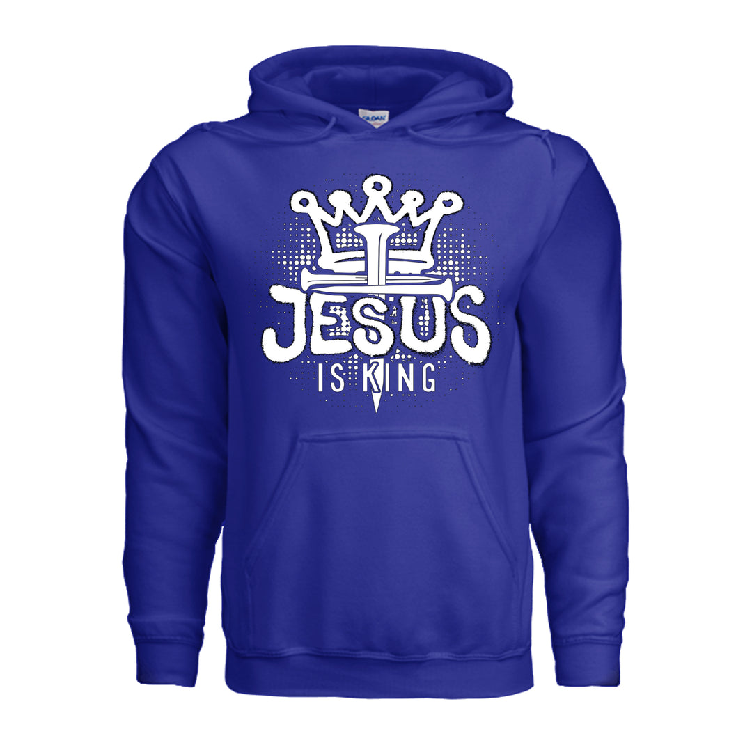 Jesus Is King Hoodie - Cobalt - Stone &amp; Sling