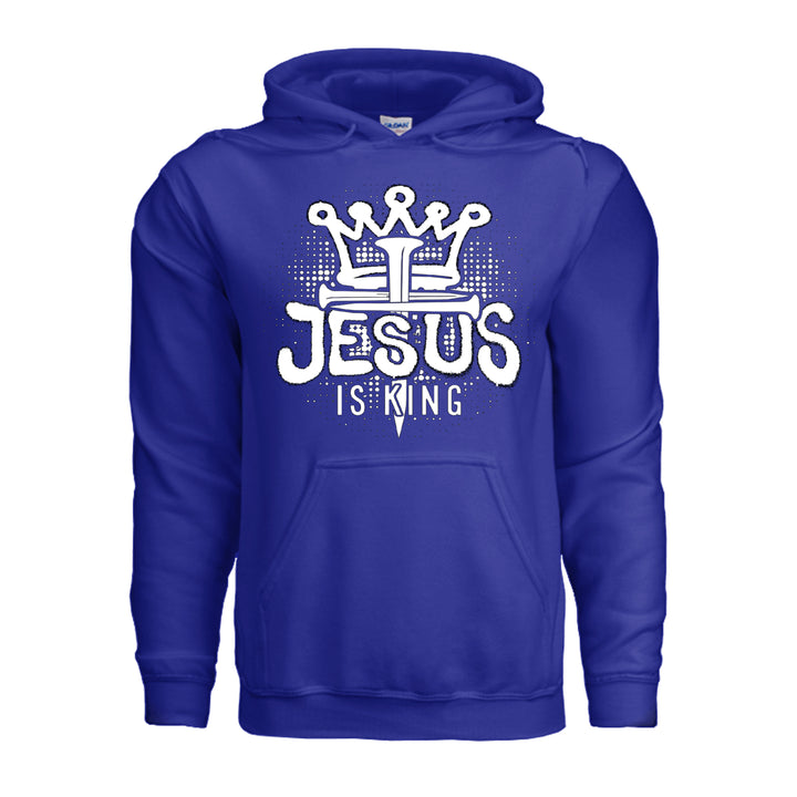 Jesus Is King Hoodie - Cobalt - Stone &amp; Sling