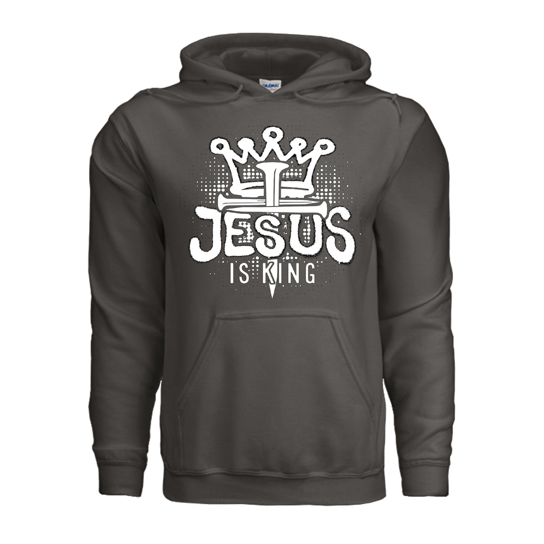 Jesus Is King Hoodie - Smoke - Stone &amp; Sling