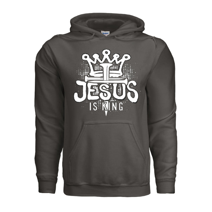Jesus Is King Hoodie - Smoke - Stone &amp; Sling