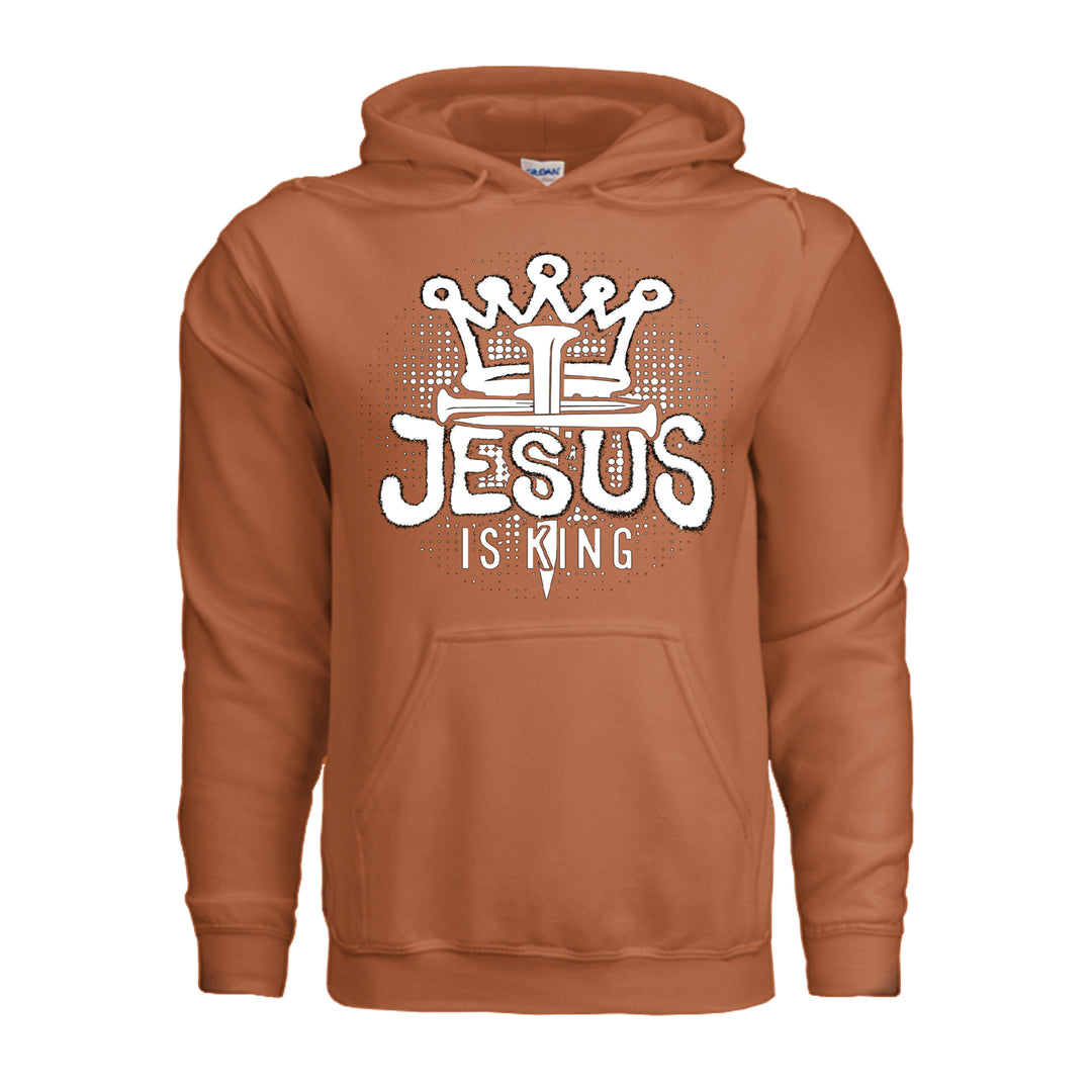 Jesus Is King Hoodie - Texas Orange - Stone &amp; Sling
