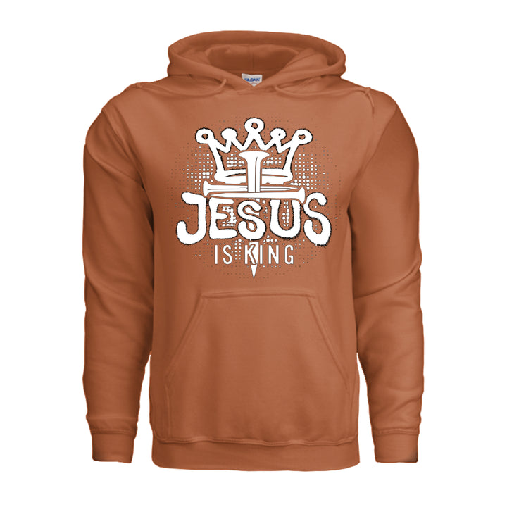 Jesus Is King Hoodie - Texas Orange - Stone &amp; Sling