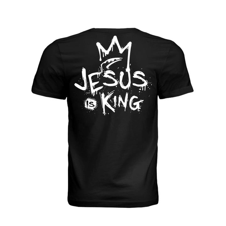 Jesus Is King Unisex Tee - Black - Stone &amp; Sling