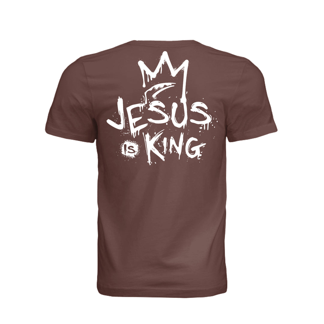 Jesus Is King Unisex Tee - Chestnut - Stone &amp; Sling