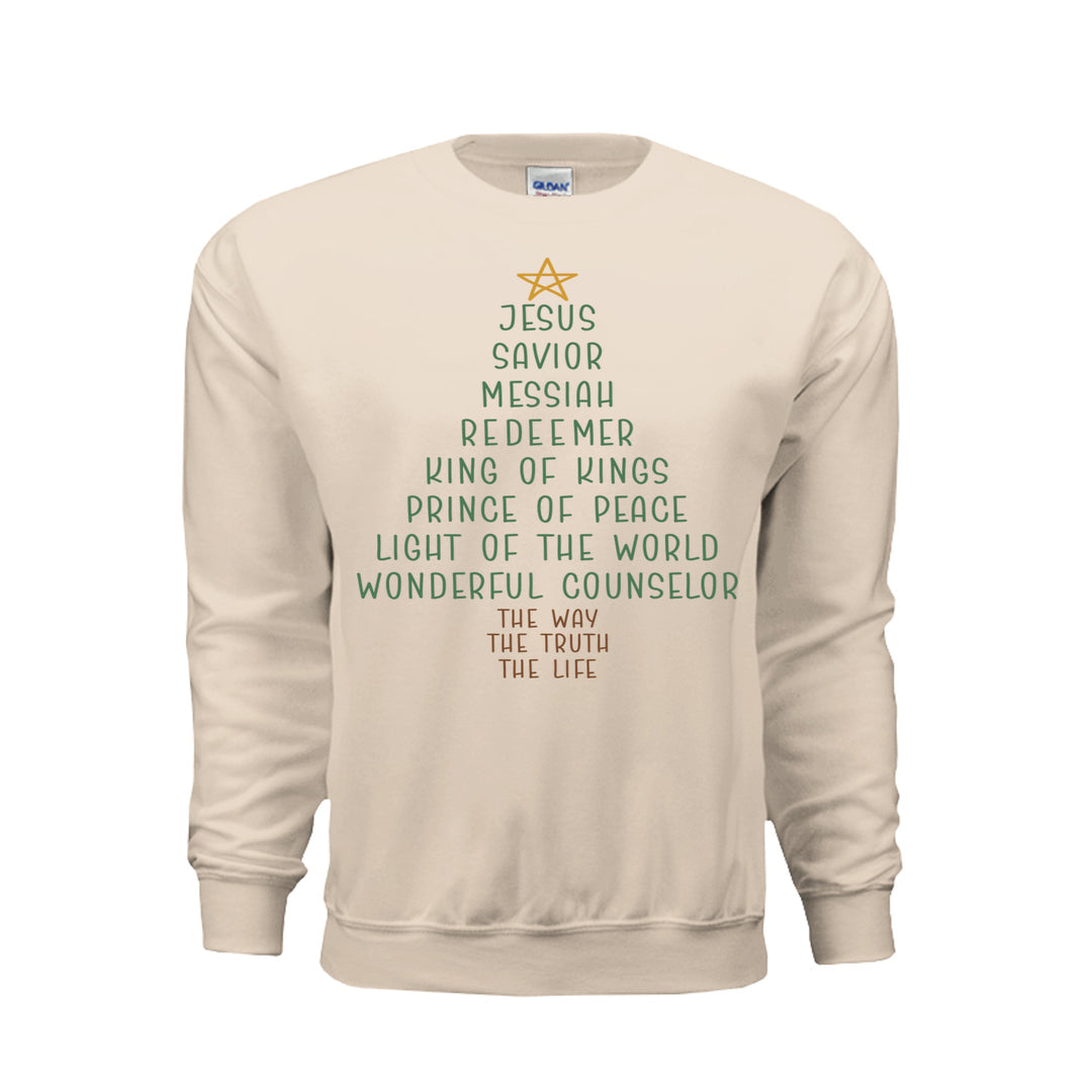 Jesus Tree Sweatshirt - Sand - Stone &amp; Sling