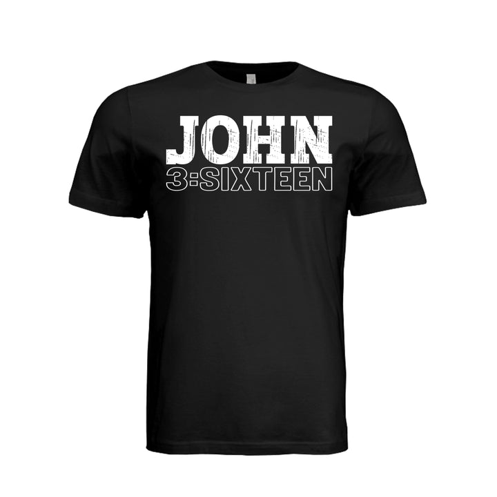 John 3:Sixteen Unisex Tee - Black - Stone &amp; Sling