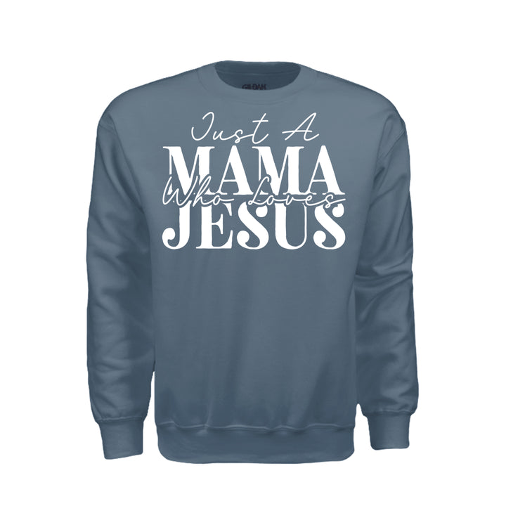 Just a Mama Sweatshirt - Indigo Blue - Stone &amp; Sling