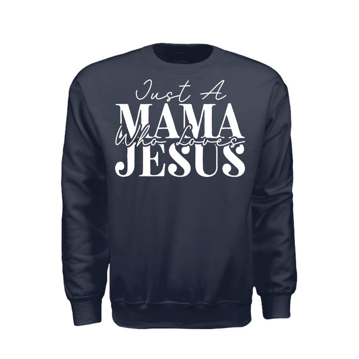 Just a Mama Sweatshirt - Navy - Stone &amp; Sling