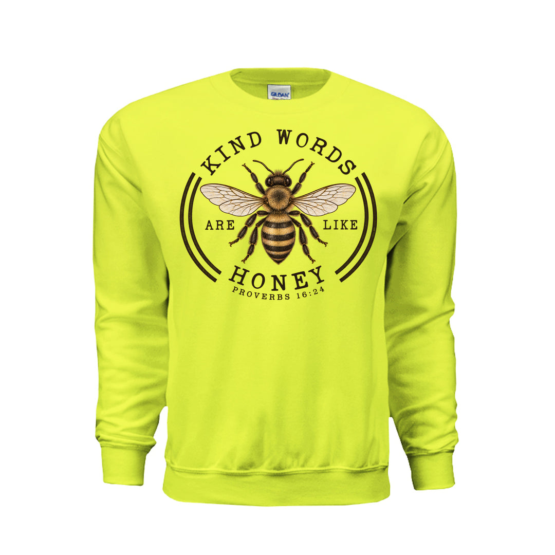 Kind Words Sweatshirt - Safety Green - Stone & Sling