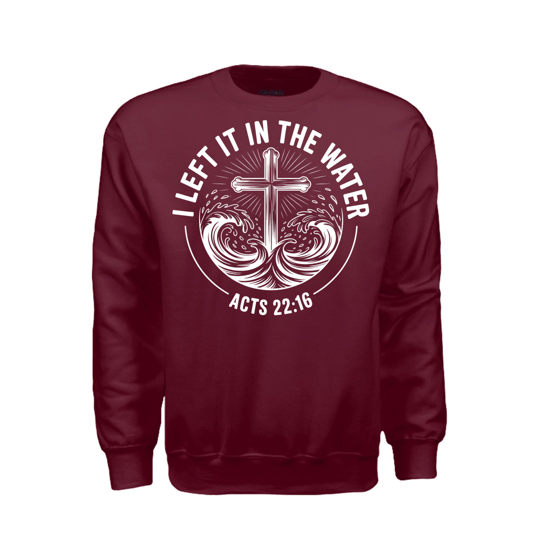 Left It in the Water Sweatshirt - Maroon - Stone &amp; Sling