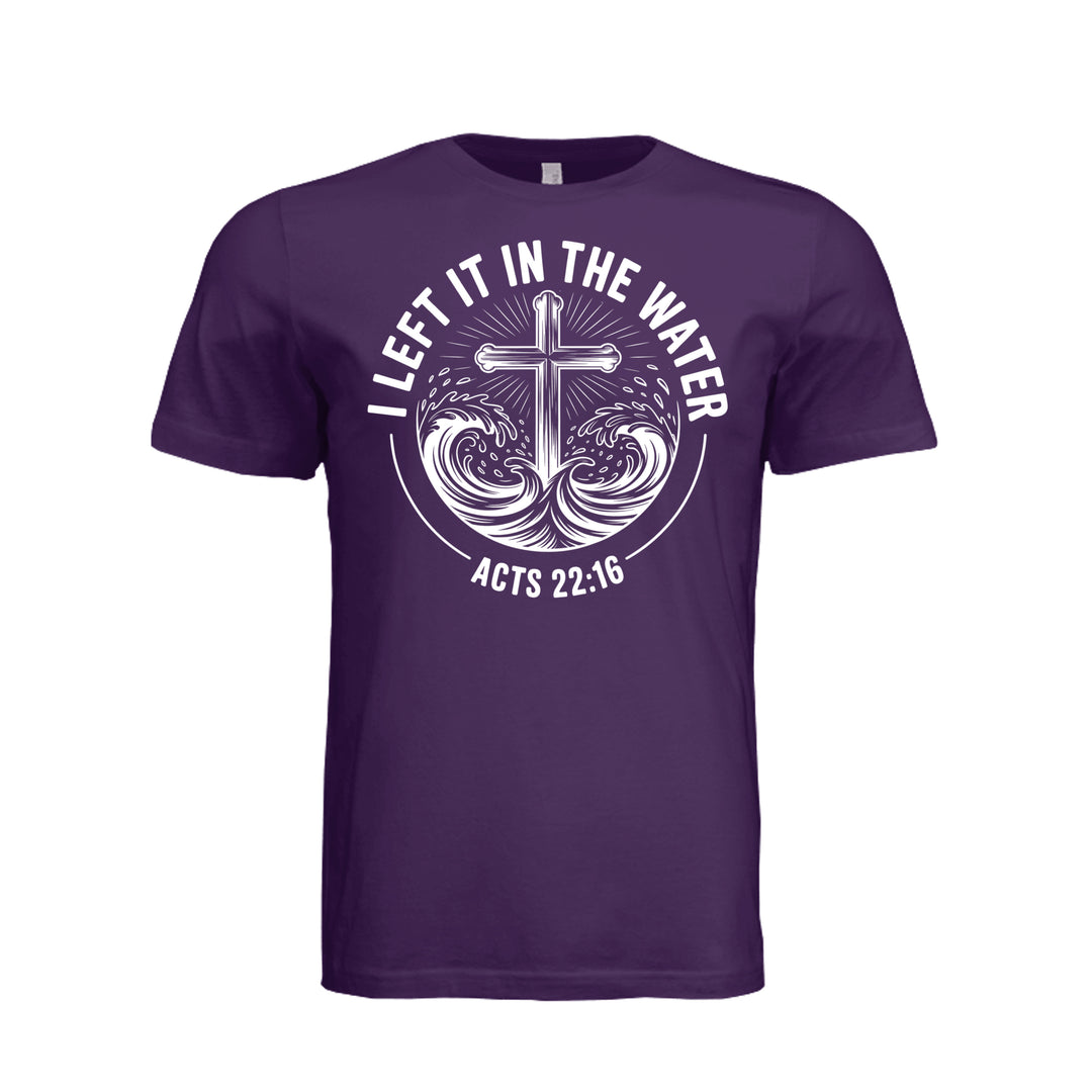 Left It in the Water Unisex Tee - Team Purple - Stone & Sling