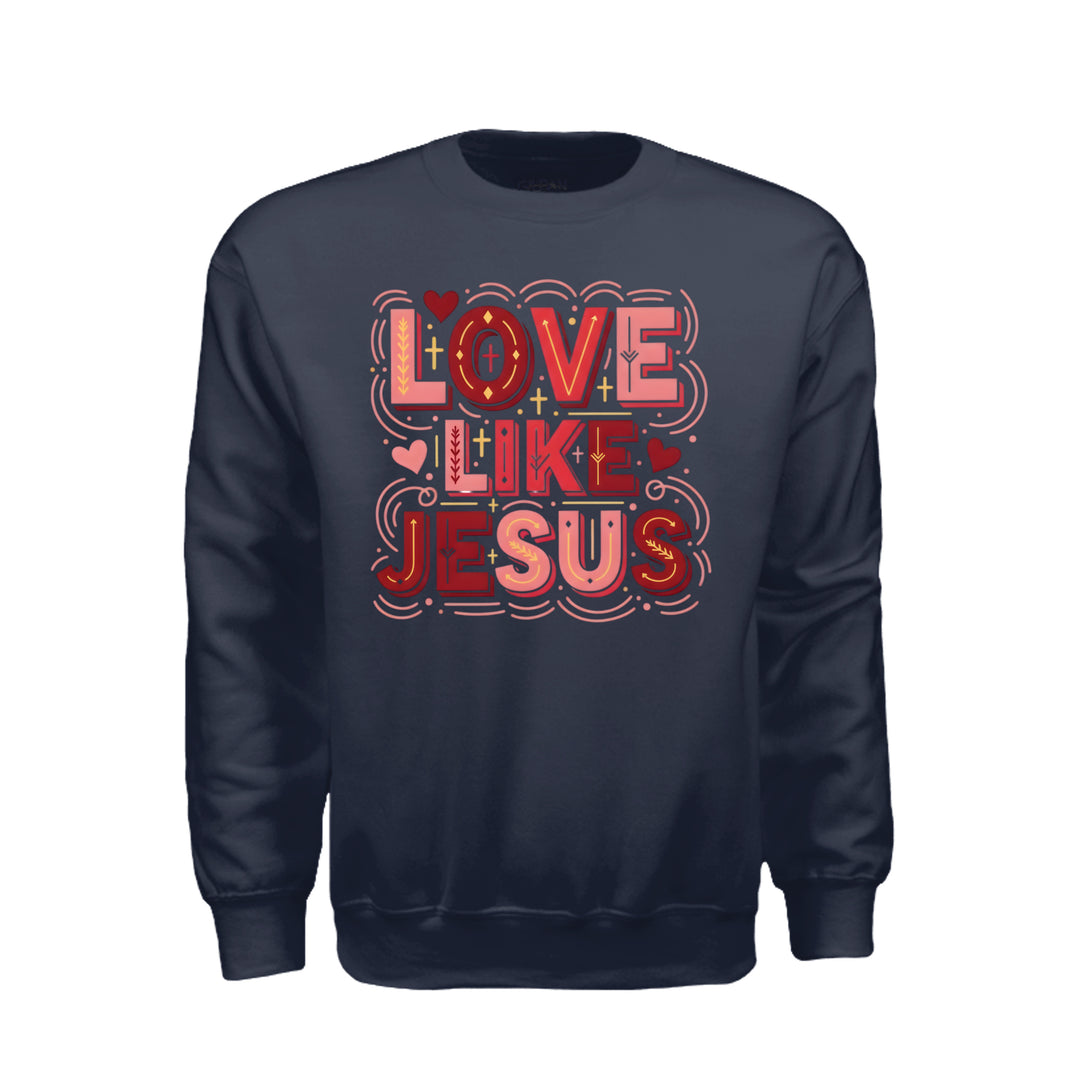 Love Like Jesus Sweatshirt - Navy - Stone &amp; Sling