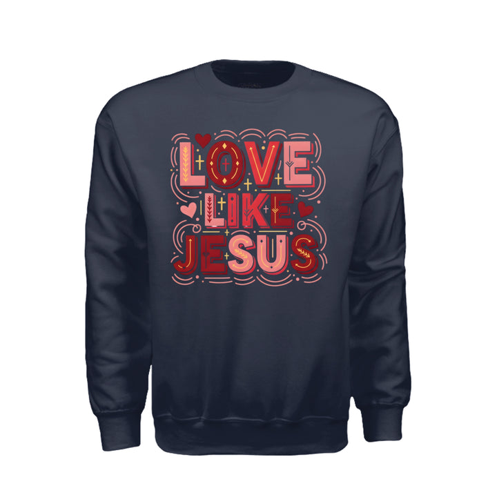 Love Like Jesus Sweatshirt - Navy - Stone &amp; Sling
