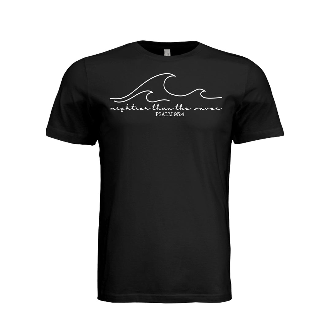 Mightier Than the Waves Unisex Tee - Black - Stone &amp; Sling