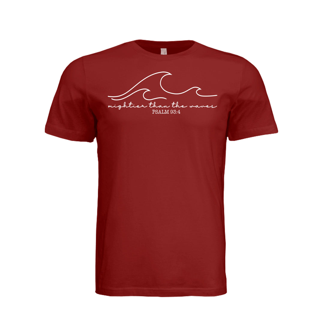 Mightier Than the Waves Unisex Tee - Cardinal - Stone & Sling
