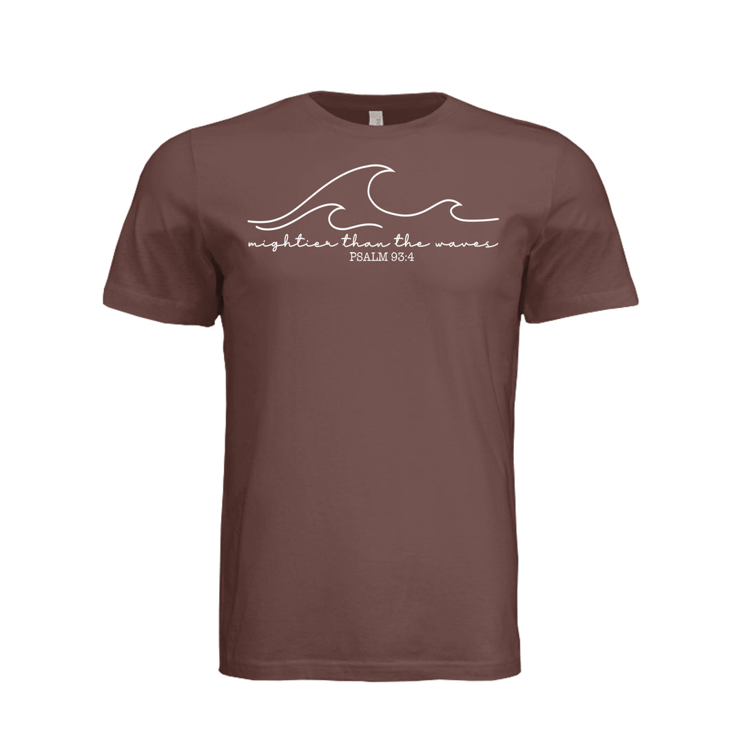 Mightier Than the Waves Unisex Tee - Chestnut - Stone &amp; Sling