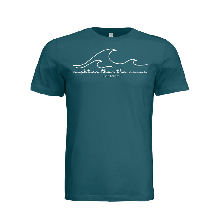 Mightier Than the Waves Unisex Tee - Deep Teal - Stone &amp; Sling