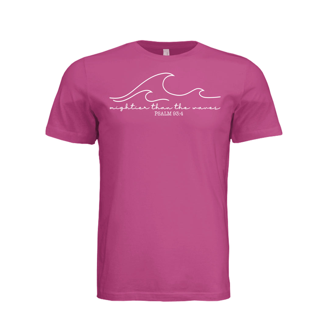 Mightier Than the Waves Unisex Tee - Fuchsia - Stone &amp; Sling