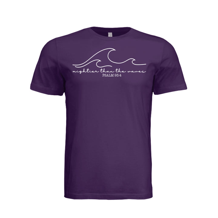 Mightier Than the Waves Unisex Tee - Team Purple - Stone &amp; Sling