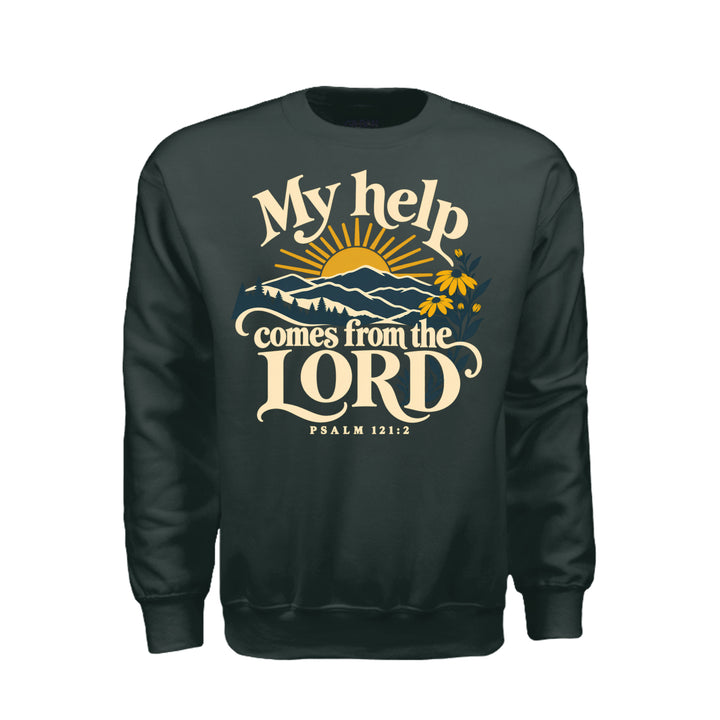 My Help Sweatshirt - Forest Green - Stone &amp; Sling