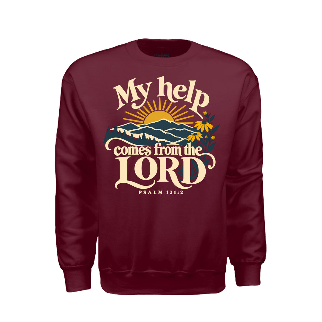 My Help Sweatshirt - Maroon - Stone &amp; Sling