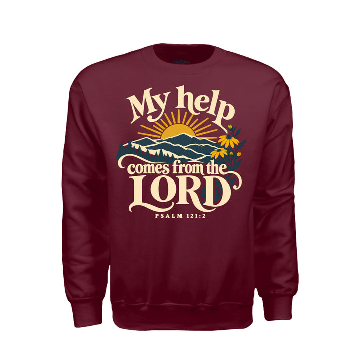 My Help Sweatshirt - Maroon - Stone &amp; Sling