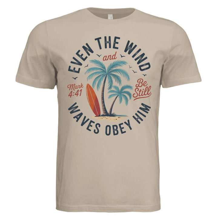 Even the Wind & Waves  Unisex Tee - Stone & Sling