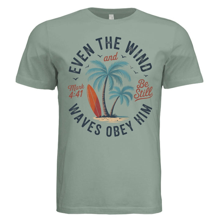 Even the Wind & Waves  Unisex Tee - Stone & Sling