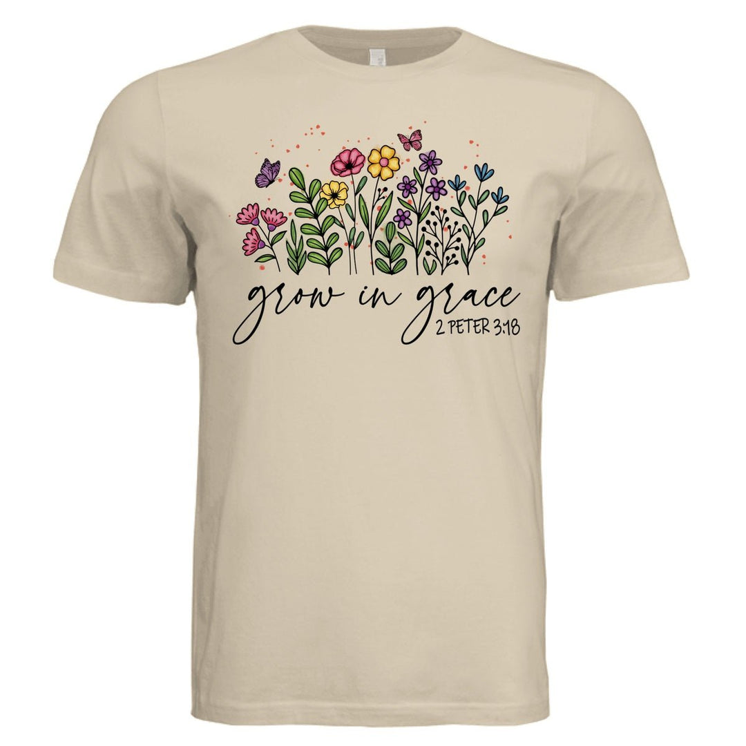 Grow In Grace Unisex Tee - Stone & Sling
