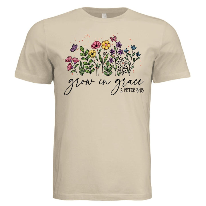 Grow In Grace Unisex Tee - Stone & Sling
