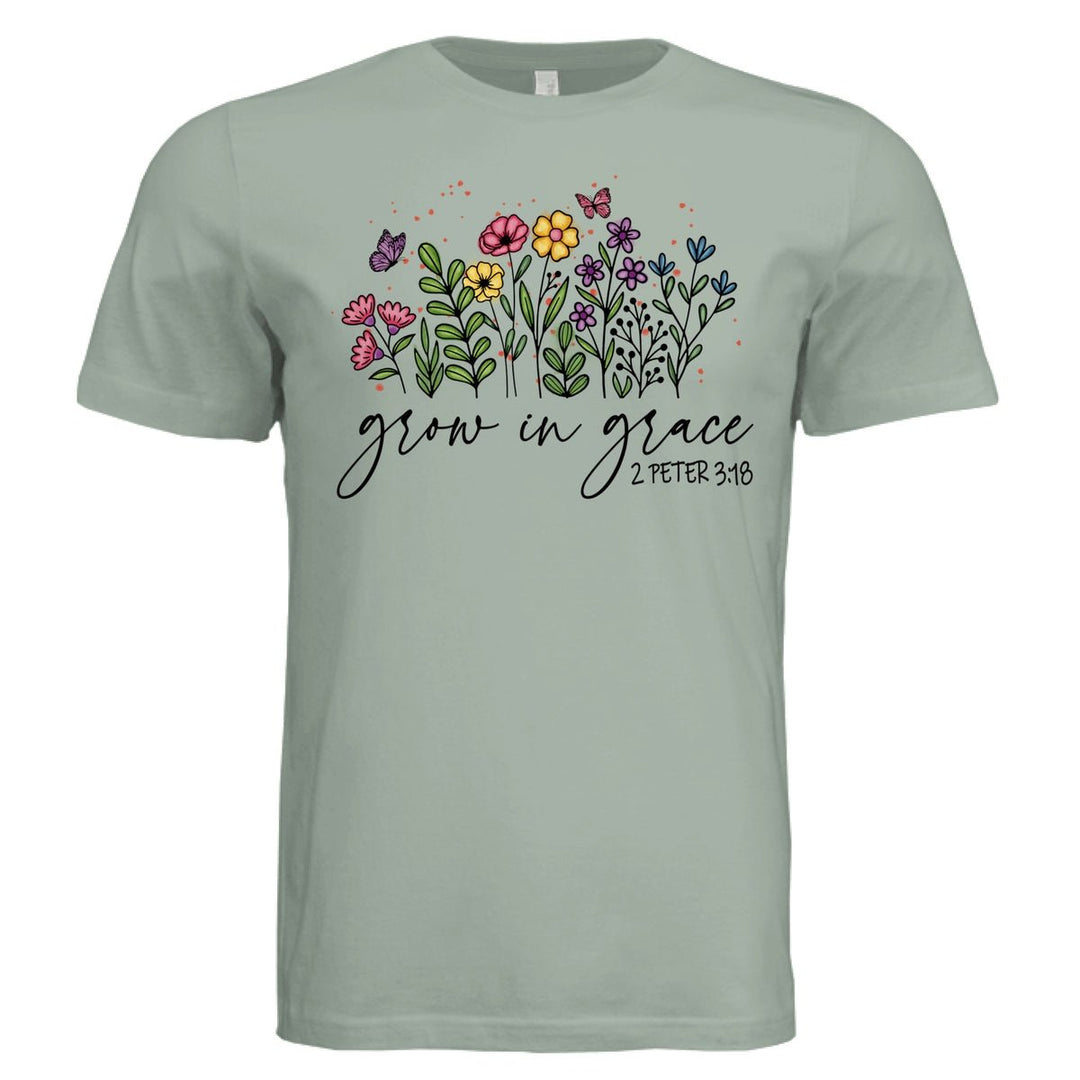 Grow In Grace Unisex Tee - Stone & Sling