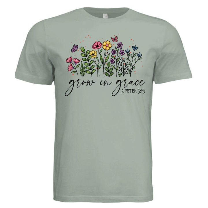 Grow In Grace Unisex Tee - Stone & Sling