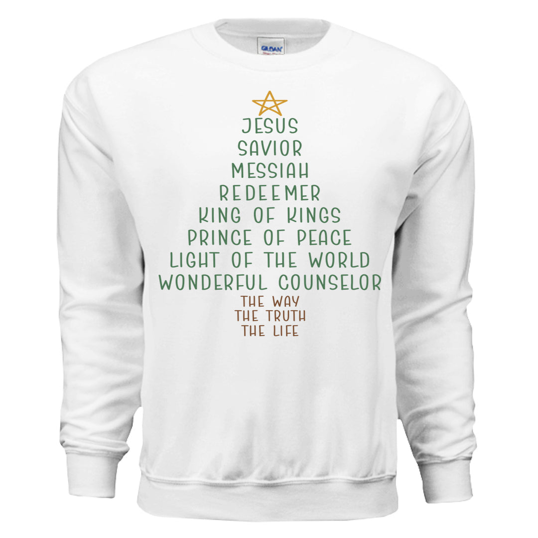 Jesus Tree Crewneck Sweatshirt - Stone & Sling