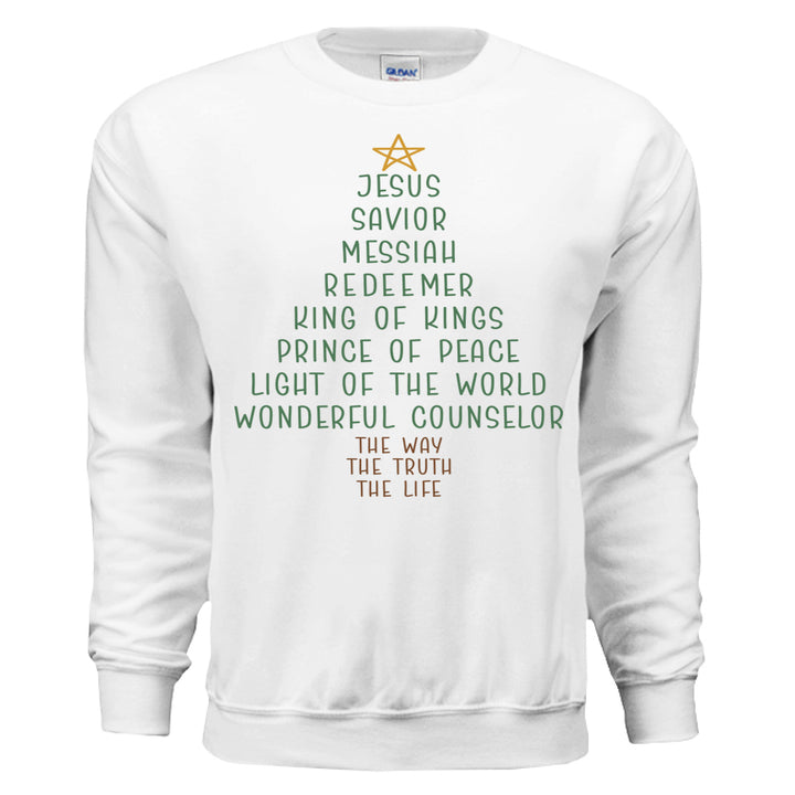 Jesus Tree Crewneck Sweatshirt - Stone & Sling