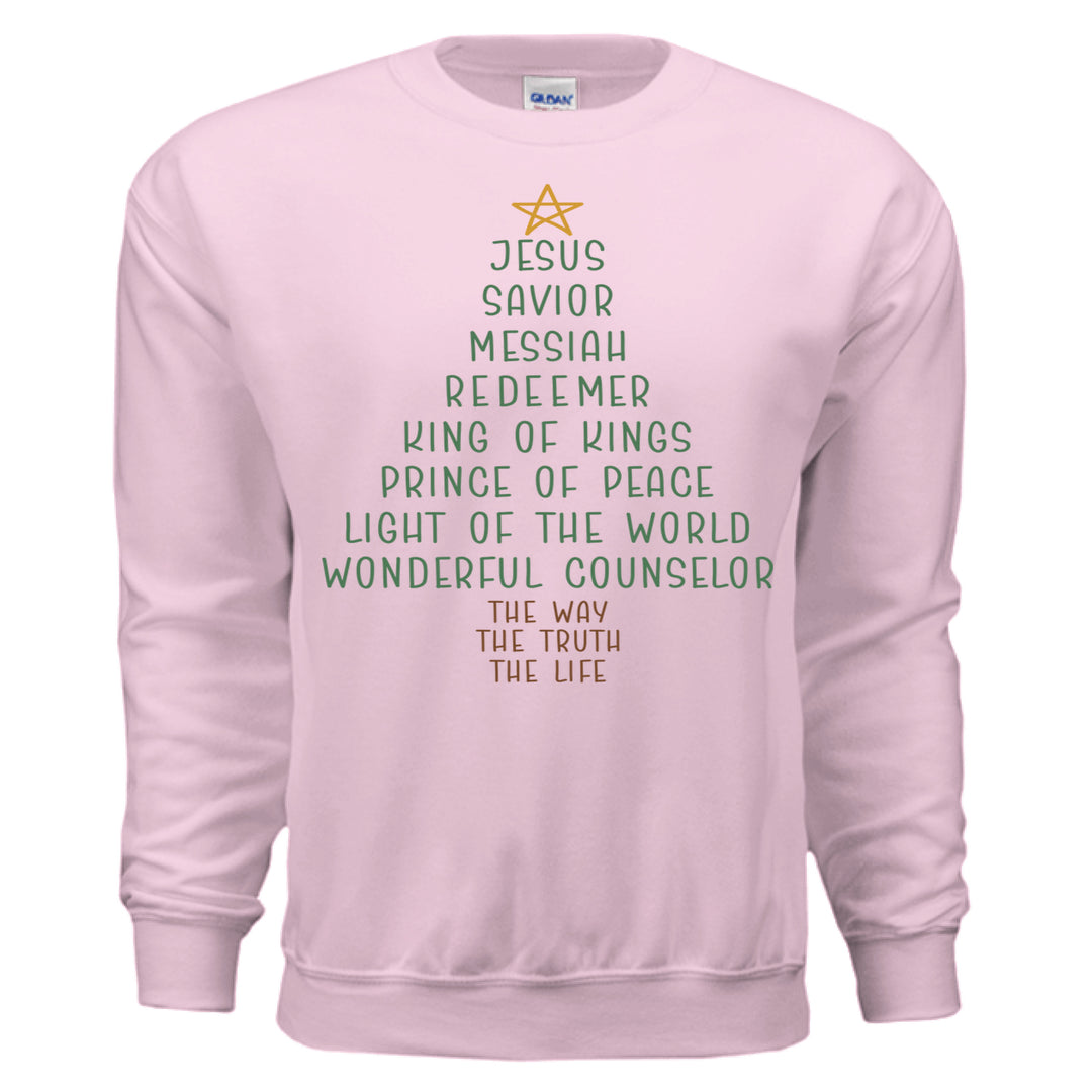 Jesus Tree Crewneck Sweatshirt - Stone & Sling