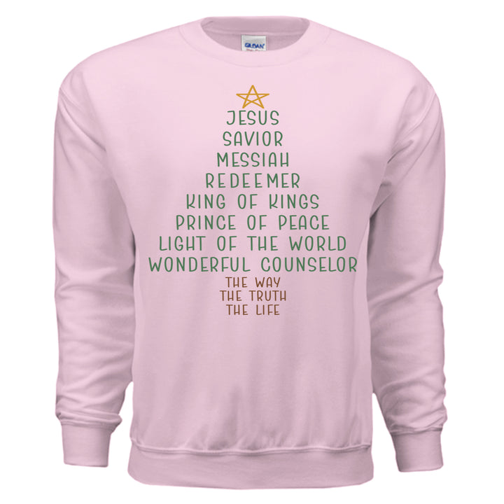 Jesus Tree Crewneck Sweatshirt - Stone & Sling