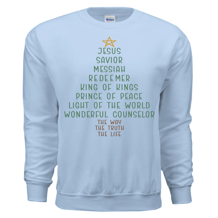 Jesus Tree Crewneck Sweatshirt - Stone & Sling