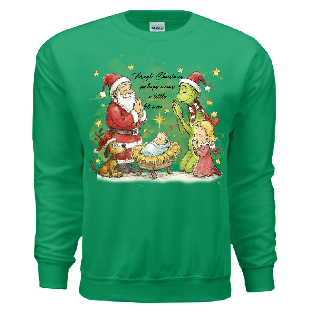 A Little Bit More Christmas Crewneck Sweatshirt - Stone & Sling